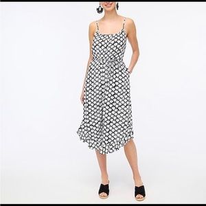 J.Crew Ruffle midi dress with curved hem
Size 0